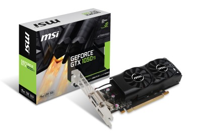 Msi Vga Geforce Gtx 1050 Ti 4Gt Lp Pci-E Dvi Hdmi Atx Dual Fan Low Profile
