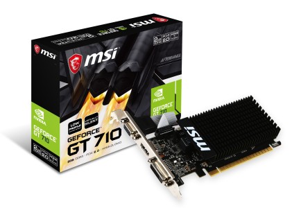 Msi Vga Gt 710 2Gb Ddr3 Dl Dvi Hdmi Vga Lp