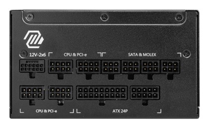 Msi Alimentatore Mag A1000Gl Pcie5, Eu, 1000W, Fully-Modular, 80 Plus