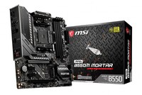 MSI MAG B550M MORTAR AMD Socket AM4 4xDDR4 up to 128GB 1xPCIe 3.0/ 4.0 x16 AMD CrossFire 6x SATA 6Gb/s 2xM.2 slots