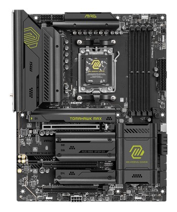 Msi Mb Amd Mag B850 Tomahawk Max Wifi, Atx, Am5, Ddr5, 3Pci-Ex16, 4Sata3