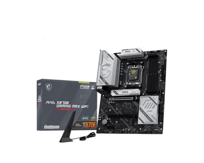 Msi Mb Mag X870E Gaming Max Wifi,X870E,Am5,4Ddr5,1Pci-Ex16,1Pci-Ex4,1Pci-Ex1,3M.2,4Sata3,1