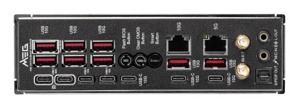 Msi Mb Meg X870E Godlike,X870E,Am5,4Ddr5,2Pci-Ex16,5M.2,4Sata3,2Usb4,1Usb3.2 Gen2X2,13Usb3