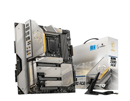 Msi Mb Meg Z590 Ace Gold Edition, Lga 1200, Z590, 4Ddr4, 3Pci-Ex16, 2Pci-Ex1, 4M2, Coffe, Comet Lake