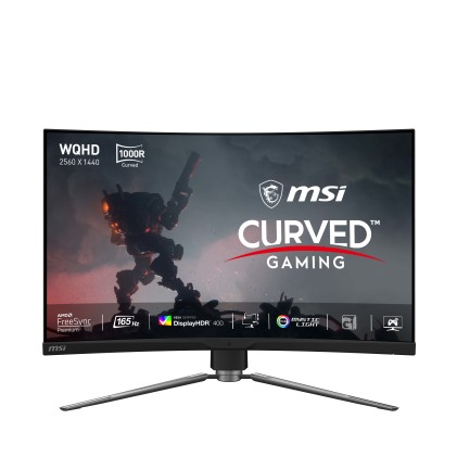 MSI MPG ARTYMIS 323CQR 31.5inch Curve 1000R VA WQHD 165Hz 550cd/m2 1ms HDMIx2 DP USB typ C USBx2 PD15W