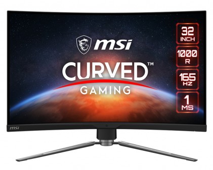 MSI MPG ARTYMIS 323CQR 31.5inch Curve 1000R VA WQHD 165Hz 550cd/m2 1ms HDMIx2 DP USB typ C USBx2 PD15W