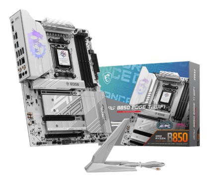 Msi Mb Amd Mpg B850 Edge Ti Wifi , Atx, Am5, Ddr5, 3Pci-Ex16, 4Sata3