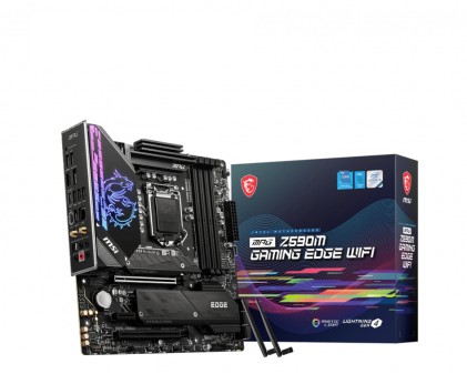 Msi Mb Mpg Z590M Gaming Edge Wifi,  Z590, Lga1200, 4Ddr4,2Pci-Ex16, 1Pci-Ex1, 2M2, 6Sata3