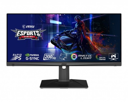 Msi Monitor 29,5 Led Ips 21:9 Wfhd, 1Ms 200Hz, 300 Cdm, Rgb, Usb-C, Pivot, Dp/Hdmi