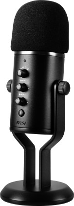 Msi Microfono Da Tavolo Immerse Gv60 Streaming Mic Nero