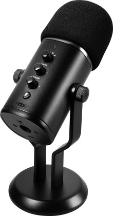 Msi Microfono Da Tavolo Immerse Gv60 Streaming Mic Nero