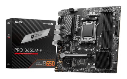 Msi Mb Amd B650, B650M-P, Am5, 4Ddr5, 1Pci-Ex16,2Pci-Ex1,2M.2,4Sata3,3Usb3.2 Gen2(2A+1C),4Usb3.2 Gen