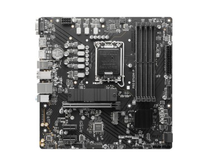 Msi Mb B760, Pro B760M-P, Lga 1700, 4Ddr5, 1Pci-Ex16, 2Pci-Ex1, 2M.2, 4Sata3