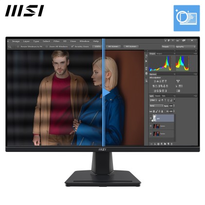 Msi Monitor 23.8 Led Ips 16:9 Fhd 1Ms 100Hz, Dp/Hdmi, Multimediale