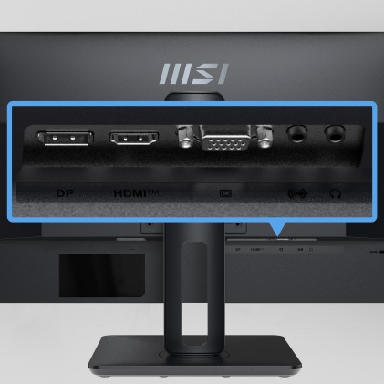 Msi Monitor 23.8 Led Ips 16:9 Fhd 1Ms 100Hz, Dp/Hdmi, Pivot, Multimediale