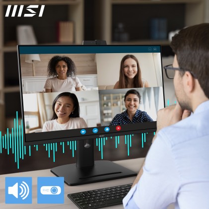 Msi Monitor 27 Led Ips 16:9 Qhd 1Ms 250 Cdm, Pivot, Usb-C Dock, Dp/Hdmi, Multimediale