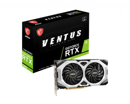 Msi Vga Geforce Rtx 2060, Rtx 2060 Ventus 12G, 12Gb Gddr6, Dp*3/Hdmi, Atx, Dual Fan