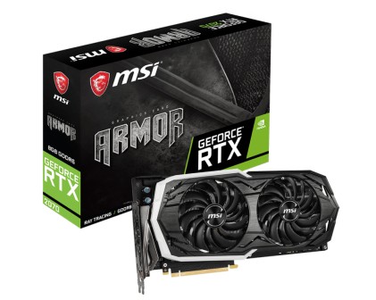 Msi Vga Rtx 2070 Armor 8G  Renewed Bulk No Mascherina/Cavi