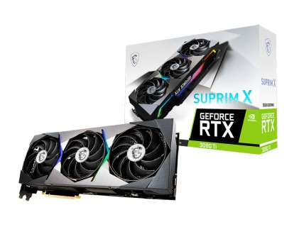 Msi Vga Rtx 3080 Ti Suprim X 12G, Dp*3/Hdmi, Lhr, Atx  Max 1 Pz Rag. Soc.