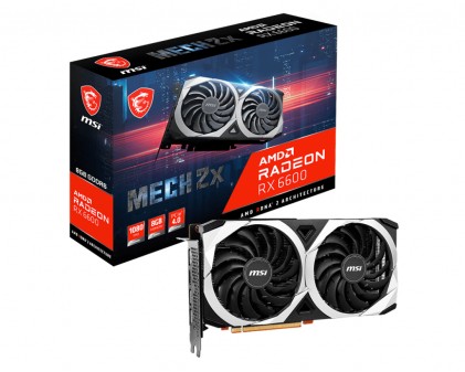 Msi Vga Radeon Rx 6600, Rx 6600 Mech 2X 8G, Dp*3/Hdmi, Atx, Mech Fan