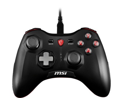 MSI Force GC20 Joystick Android, PC Analogico/Digitale USB 2.0 Nero