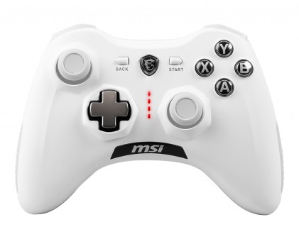 Msi Controller Gaming Force Gc30 V2 White Wireless/Wired Usb, Cavo 2Mt