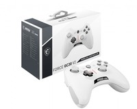 Msi Controller Gaming Force Gc30 V2 White Wireless/Wired Usb, Cavo 2Mt