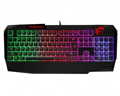 Msi Tastiera Semi-Meccanica Gaming Vigor Gk40, Rgb 16,8Mln Di Colori, Layout Ita