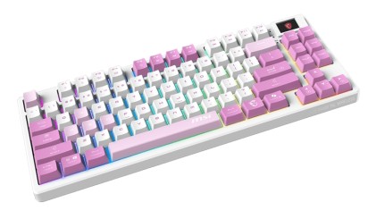 Msi  Gk600 White Deep Purple Light Purple Forge  Keyboard ,Ita