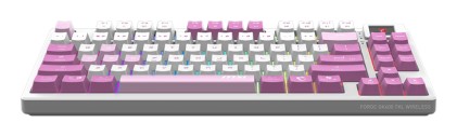 Msi  Gk600 White Deep Purple Light Purple Forge  Keyboard ,Ita
