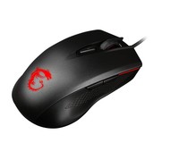 Msi Mouse Gaming Clutch Gm40 Wired Led Rosso Sensore Ottico Avago Pmw3310. Max Dpi 5000. Colore Nero.