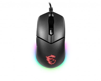 Msi Mouse Gaming Clutch Gm11 Wired Led Rosso Sensore Ottico