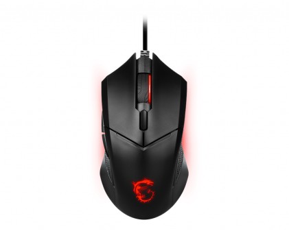 MSI Clutch GM08 mouse USB tipo A Ottico 4200 DPI Ambidestro