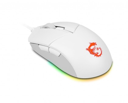 Msi Mouse Gaming Clutch Gm11 Wired Led Rosso Sensore Ottico