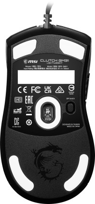 Msi Mouse Gaming Clutch Gm31 Lightweight Con Filo Black