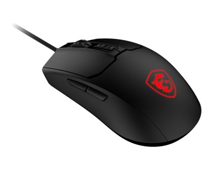 Msi Mouse Forge Gm100, Usb, Ottico, 6400Dpi, 7 Pulsanti Con Rotella, Nero