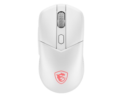 Msi Mouse Versa 300 W Bianco, Wireless, Ottico, 8000Dpi,6 Pulsanti Con Rotella