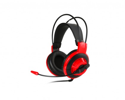 Msi Cuffie Headset Gaming Ds501, In-Line Controller, Microfono Regolabile
