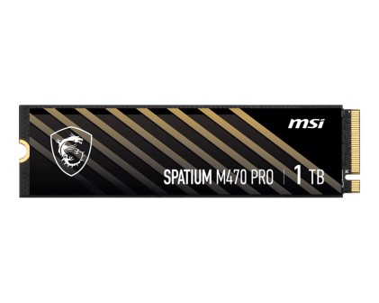 MSI Spatium M470 PRO PCIe 4.0 NVMe M.2 1TB PCI Express 4.0 3D NAND