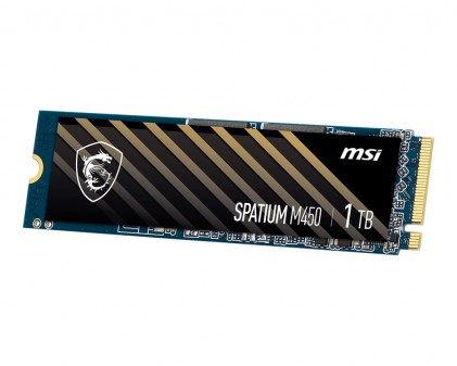 MSI SPATIUM M450 PCIe 4.0 NVMe M.2 1TB PCI Express 4.0 3D NAND