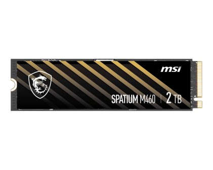 Msi Ssd Spatium M460 Pcie 4.0 Nvme M.2 2Tb Read/Write 4800/4400 Mbps