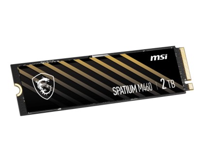 Msi Ssd Spatium M460 Pcie 4.0 Nvme M.2 2Tb Read/Write 4800/4400 Mbps