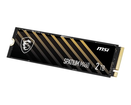 Msi Ssd Spatium M460 Pcie 4.0 Nvme M.2 2Tb Read/Write 4800/4400 Mbps