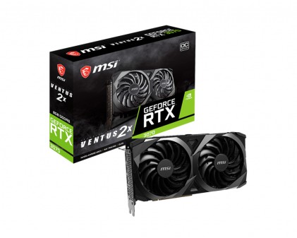 MSI RTX 3070 VENTUS 2X 8G OC LHR scheda video NVIDIA GeForce RTX 3070 8 GB GDDR6