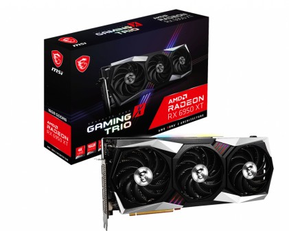 VGA MSI Radeon RX 6950 XT 16GB Gaming X TRIO
