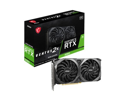 VGA MSI GeForce® RTX 3060 8GB VENTUS 2X OC