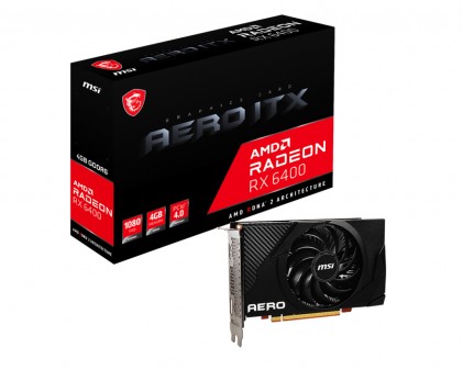 VGA MSI Radeon RX 6400 4GB AERO ITX