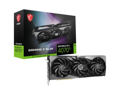 MSI GEFORCE RTX 4070 TI GAMING X SLIM 12G scheda video NVIDIA 12 GB GDDR6X