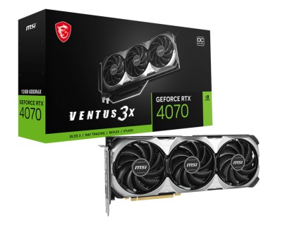 MSI GEFORCE RTX 4070 VENTUS 3X E 12G OC scheda video NVIDIA 12 GB GDDR6X