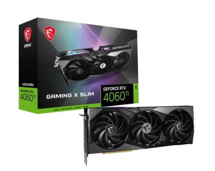 MSI GEFORCE RTX 4060 Ti GAMING X SLIM 16G scheda video NVIDIA 16 GB GDDR6